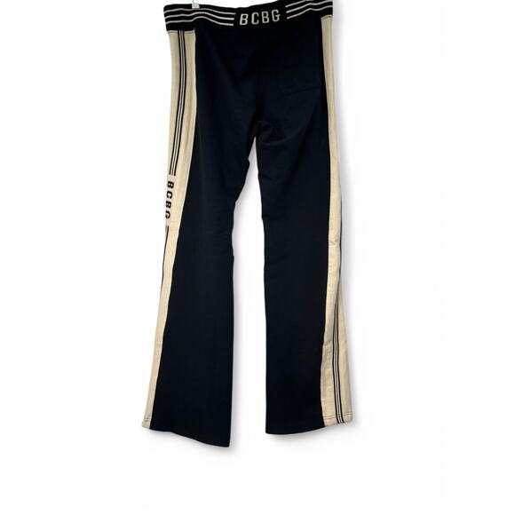 BCBG Max Azria Top Pant Track Suit 2 Piece Set Wide Leg Jacket Women's M - Picture 6 of 7